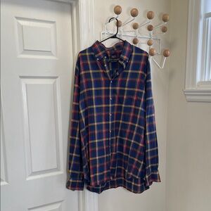 Paul & Shark - Old Money Preppy Soft Flannel Long Sleeve Button Down Blue XXL